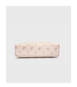 Elegant women's shoulder crossbody bag with chic monogram pattern, stylish handbag.