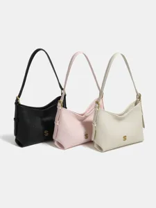 Chique minimalistische oksel hobo schoudertas met metalen gesp voor je dagelijkse gebruik.