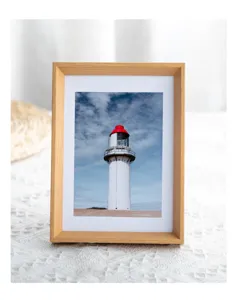 Wooden photo frame table display retro style picture frame for home decor and desktop decoration