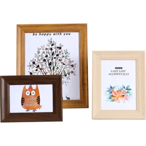 Wooden photo picture frame set desktop display wall hanging home decor style chic