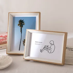 Modern minimalist resin photo frame desktop picture display stand for home decoration