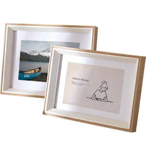 Modern resin photo frame set for desktop display minimalist picture frame home decor