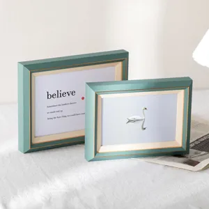 Moderno Minimalista Resina Cornice per Foto Tavolo Espositore d'Arte per Casa Soggiorno Camera da Letto Ufficio Arredamento