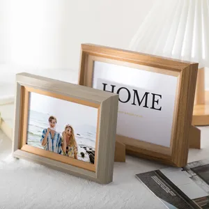 Cornice per foto in legno minimalista moderna da scrivania set decorativo per soggiorno