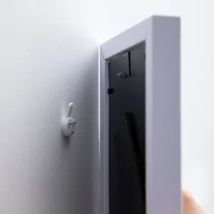 Gancho de pared sin rastro para marcos de fotos colgador invisible de plástico ferretería