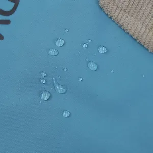 Cappotto invernale impermeabile per cani dettaglio tessuto blu caldo abbigliamento animale