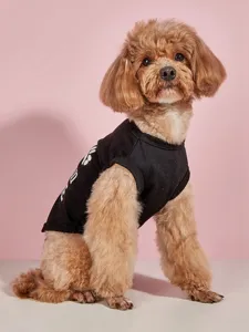 Nouvelle gilet pour animal de compagnie respirant My dog motif patte pour caniche chien