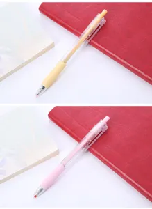Morandi color retractable gel pen cute student stationery office journaling pen writing tool