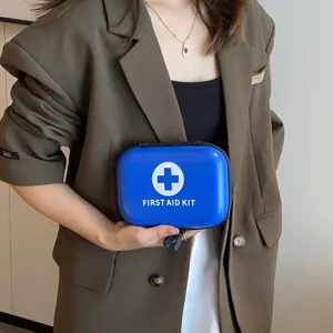 Tragbare EVA Erste-Hilfe-Tasche für Outdoor-Camping, Auto-Notfall und medizinische Zubehöraufbewahrung.