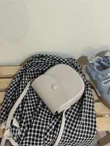 Damen minimalistische einfarbige Satteltasche lässige vielseitige Umhängetasche Tasche