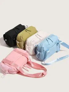 Nylon multi-functional sports fitness shoulder bag, casual travel crossbody bag daily use.