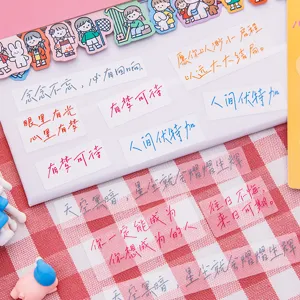 Transparent waterproof journaling stickers inspirational text planner DIY decorative decal