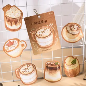 Notas Adhesivas Creativas Con Forma De Café Lindos Blocs De Notas Estilo Ins Para Oficina De Estudiantes
