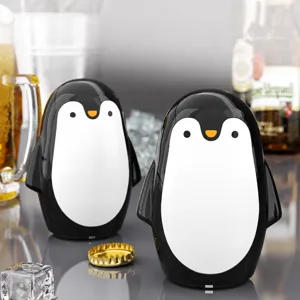 Ouvre-bouteille pingouin mignon outil de cuisine créatif pour bar à bière et maison