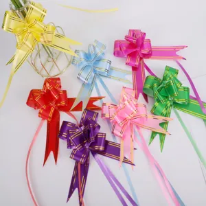 Colorful pull bows for gift wrapping, wedding party decoration, and toy packaging accessories.