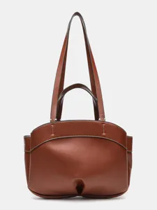 Damen Große Kapazität Tote Tasche PU Leder Lässige Umhängetasche Minimalistische Pendler Handtasche Einheitsfarbe Mode Handtasche