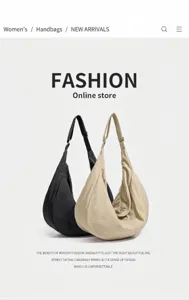 Wasserdichte Nylon Dumpling Umhängetasche Große Kapazität Lässig Crossbody Tasche