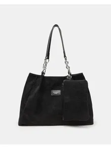 Damen Kord Tragetasche Große Kapazität Lässige Umhängetasche Mode Kette Pendeln Handtasche