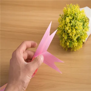 Pink pull bow for gift wrapping, wedding decoration, and festive party supplies. Easy to use.