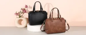 PU leather women shoulder bag casual tote vintage handbag crossbody bag daily commuting style