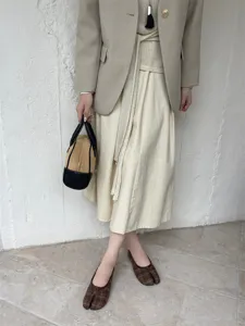Scarpe basse donna punta divisa autunno calzature casual design elegante uso quotidiano