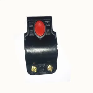 Support de fixation pour antivol de vélo pince accessoire plastique noir bouton rouge
