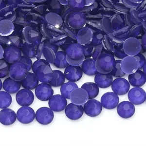 Purple flatback rhinestones for nail art DIY crafts sparkling diamond gems crystal stones.