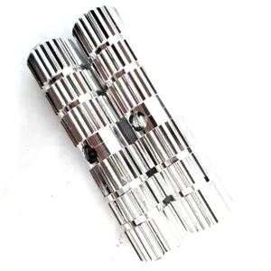 Aluminium Fahrrad Stunt Pegs Detail, stabile Metall Fußrasten für Mountainbike Hinterachse.