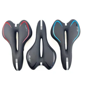Selle de velo en gel confortable VTT coussin de siege respirant 3 couleurs disponibles