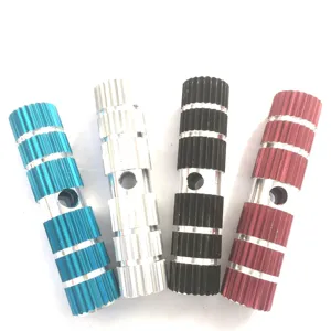 Aluminium Fahrrad Stunt Pegs 100mm Hinterachse Fußrasten Set für Mountainbikes bunt