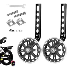 Kit de roues stabilisatrices vélo enfant avec supports et boulons pour vélos de 12 à 20 pouces