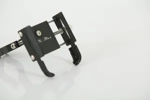 Supporto per cellulare moto in alluminio, anti-vibrazione manubrio bici supporto nero
