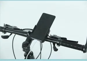 Supporto telefono in lega di alluminio per bici moto staffa manubrio metallo navigazione