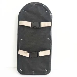 Children bicycle rear seat cushion backrest pad with durable straps and buckles for kids safety