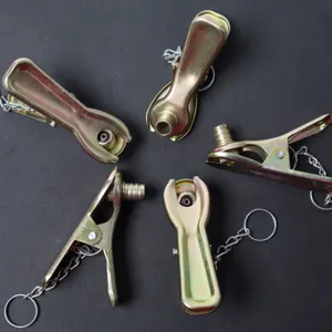 Bicycle pump nozzle clip metal duckbill adapter valve pump accessories durable part