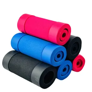 Non-slip sponge handlebar grips detail view, soft sweat-absorbing cycling parts new.