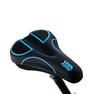 Housse de selle de vélo en silicone épaisse coussin de siège souple pour cyclisme VTT