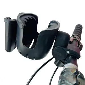 Supporto per Telefono e Portaborraccia per Bici Portabicchieri in Plastica Multifunzionale per Bici Moto