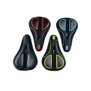 Housse de selle de vélo en silicone épaissie coussin de siège de vélo en gel respirant lot