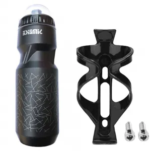 Borraccia Sportiva per Ciclismo e Set Portaborraccia da Bicicletta Borraccia per Mountain Bike in Plastica con Coperchio Antipolvere