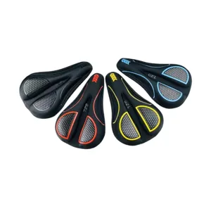 Housse de selle de vélo en silicone épaissie coussin de siège gel pour cyclisme VTT.