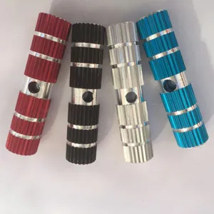 Aluminium Fahrrad Fußrasten 100mm Mountainbike Hinterachse Pedal Set in Farben