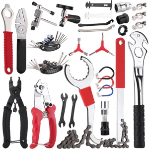 Bicycle Repair Tool Mountain Bike Bottom Bracket Chain Breaker Crankset Flywheel Removal Spoke Wrench Maintenance Kit