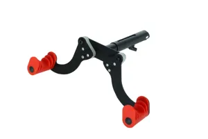 Supporto per riparazione bici regolabile con morsetto a doppio gancio per mountain bike