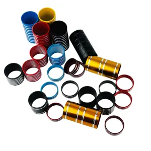 Kit distanziali serie sterzo bici alluminio rondelle forcella mountain bike colorati