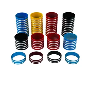 Set di distanziali per serie sterzo bici in alluminio colorato per forcella mountain bike