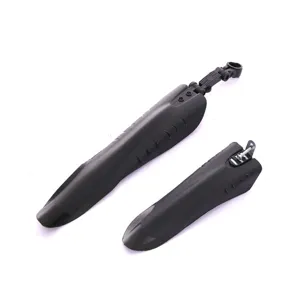 Ensemble de Garde-boue de VTT en Plastique Avant et Arrière Attache Rapide Accessoires de Cyclisme Aerodynamiques
