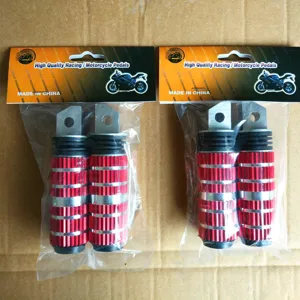 Aluminum alloy motorcycle foot pedals rear footpegs modification accessories red silver