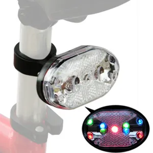 Feu arrière de vélo 9 LED modes clignotants VTT accessoire de sécurité nocturne