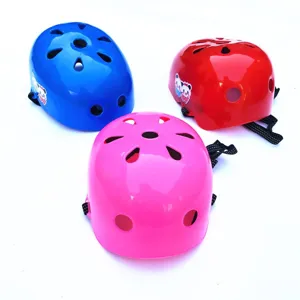 Children safety helmet detail featuring plum blossom ventilation holes and cute panda stickers.